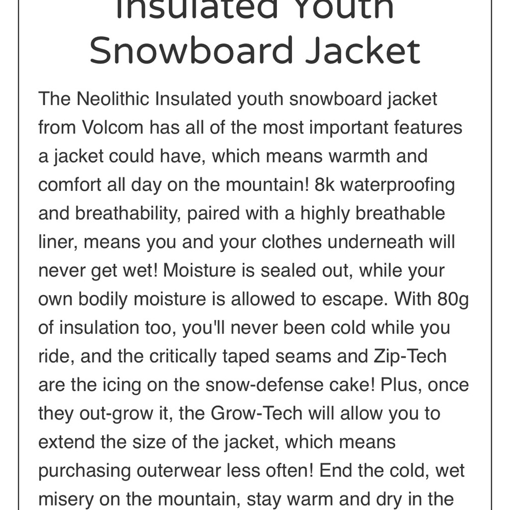 Snowboard jacket - Picture 3 of 3